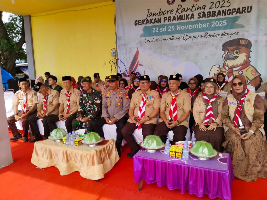 Pembukaan JAMBORE RANTING 2025 di lapangan Lasamallangi Benteng Lompoe